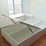 南宁床双人床1.8米 1.5米定制床定做床实木床储物床头柜气撑床1.2