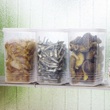日本进口水果保鲜盒长方形密封盒大号冰箱收纳盒饭盒塑料食品盒子