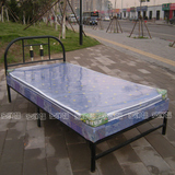 北京家具铁艺架硬板钢木席梦思1.2/1.5米单双人席梦思床免费安装