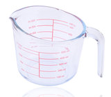 加厚带刻度量杯安全钢化玻璃量杯微波炉专用透明烘培量杯厨房工具