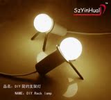 创意DIY简约支架 插电 光控 LED 小夜灯 小人灯 节能灯 照明灯
