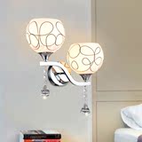 美式壁灯卧室床头现代简约铁艺温馨浪漫灯饰客厅过道走廊创意灯具