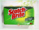 加拿大原装3M Scotch-Brite 思高强力去污洗碗刷锅海绵百洁布单块
