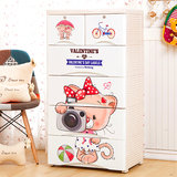 加厚婴儿小孩衣橱简易组装儿童宝宝衣柜塑料宿舍抽屉式收纳柜子