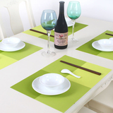 简约方格PVC餐垫/长方形隔热垫/西餐垫/餐桌垫