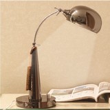 摇臂金属学生办公学习工作可调光简约现代不锈钢美式书桌灯泡台灯