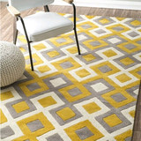 宜家欧美式地毯家用简约现代卧室客厅茶几地毯时尚样板间沙发地毯