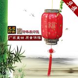 室外户外防水羊皮灯笼定做广告 中式仿古过年春节大红长冬瓜宫灯