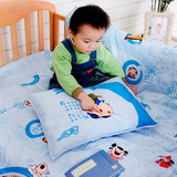 不亦乐乎儿童床上用品幼儿园被子三件套新疆棉婴儿棉花子母被促销