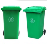 【安翔猫】户外垃圾桶大号120L/100L带轮带盖塑料环卫小区垃圾箱