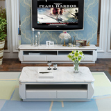 客厅成套家具大理石电视柜茶几组合套装现代简约整装电视机柜地柜