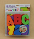 Munchkin 戏水洗澡字母EVA数字贴36片 热销幼儿玩水墙贴玩具