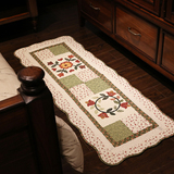 韩国外贸原单全棉防滑水洗地垫家用地毯床前地垫茶几垫纯棉门前垫