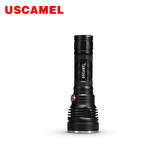 USCAMEL正品强光手电筒 T6L2充电LED防水防身26650超长续航远射王