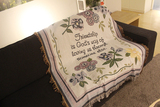 外贸欧式花卉四季全棉沙发巾靠背巾盖巾桌布布艺沙发毯艺术挂毯