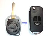 铃木雨燕折叠钥匙改装 铃木天语SX4折叠钥匙专业改装壳 带备用胚