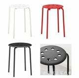 IKEA深圳宜家代购 玛留斯简约餐椅塑料凳子高凳 餐厅圆凳 特价