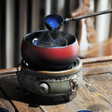 干泡煮茶器陶瓷 黑茶电热陶炉煮茶炉茶具 蒸汽泡茶养生壶温茶器