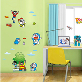 卡通儿童宝宝墙纸童话贴画墙贴趣味贴纸儿童房客厅卧室温馨可移除