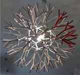 北欧客厅灯现代简约卧室珊瑚吊灯创意个性造型树枝餐吊灯