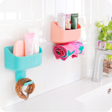 创意多功能浴室收纳盒厨房置物架卫生间壁挂化妆品收纳架毛巾挂