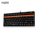 雷柏V500机械游戏键盘 机械键盘 黑轴 青轴 游戏键盘茶轴机械键盘