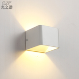 现代创意壁灯床头灯客厅卧室LED长方形过道走廊墙灯镜前灯