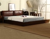 实木榻榻米床1.8米双人床1.5米床现代简约实木床日韩式榻榻米欧式