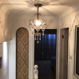 美式乡村水晶吊灯餐厅卧室客厅欧式走廊过道楼梯北欧创意个性灯具