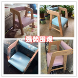 出口品质高档实木儿童靠背榉木椅子幼儿园宝宝椅板凳高度可调节