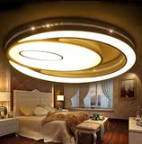 现代简约大气客厅灯创意铁艺椭圆形书房餐厅温馨卧室LED吸顶灯具