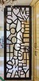 欧式创意铁艺隔断屏风 客厅时尚精美简约门花窗花 玄关架可定制