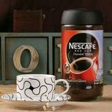 越南进口特产NESCAFE玻璃瓶装雀巢咖啡粉溶纯黑咖啡粉200g 精瓶装