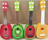 早教玩具儿童吉他水果尤克里四弦仿真乐器宝宝可弹奏迷你琴器玩具