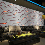 简约抽象科技电路板墙纸西餐厅网咖KTV酒吧包厢主题壁纸大型壁画