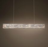 RH长方形水晶吊灯奥利地设计Spiridon创意艺术装饰客餐厅豪华吊灯