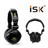 ISK HP-800全封闭电脑监听耳机头戴式主播录音棚专业重低音DJ耳机