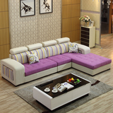 布艺沙发简约现代大小户型沙发客厅组合沙发 L型可拆洗定制布沙发