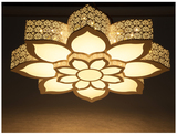 超大花型1.5米LED吸顶灯浪漫客厅卧室书房间灯大型工程商场照明