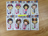 韩式民俗美女镜子旅游纪念礼物化妆镜方便携带8款图案