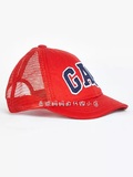 专柜代购Gap儿童红色徽标鸭舌帽遮阳帽透气408295