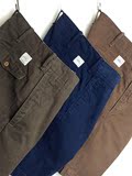 美式大牌RRL复古重磅咔叽vintage 经典蓝染水洗作旧工装裤短裤