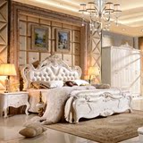 欧式套房卧室实木成套家具组合六件套装现代简约全套床衣柜梳妆台