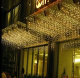 LED流水星星冰条灯 3.5米宽 彩灯闪灯串灯 圣诞灯 婚房装饰