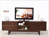 新款实木电视柜日式家具无印良品北欧简约现代 实木 白橡木电视柜