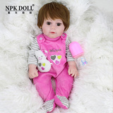 NPK新款 仿真娃娃婴儿全胶洋娃娃软硅胶洗澡儿童玩具女孩生日礼物