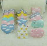婴儿床上用品ins北欧简约风格宝宝小抱枕纯棉创意单品玩具3个包邮