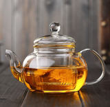 特价促销耐高温玻璃茶具花茶壶 水果茶壶加厚款带过滤功夫茶具