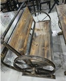 美式铁艺复古卡座沙发餐厅酒吧咖啡厅桌椅双人椅工业风格沙发