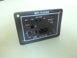 12v220v两用5寸方形MP3插卡音响功放 家用小音箱插卡功放主板